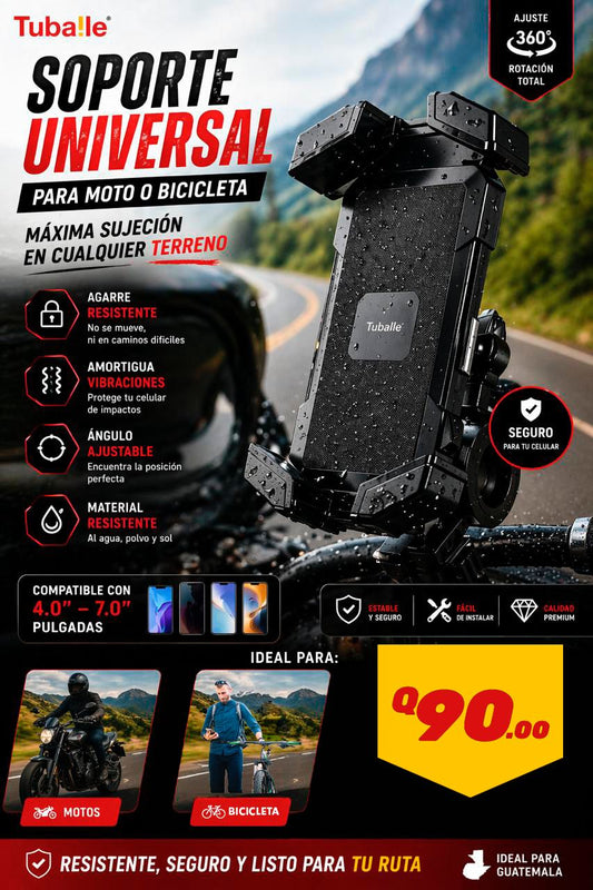 Soporte para motocicleta y bicicleta